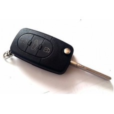 Audi flip key 3 button housing size 1620 batt