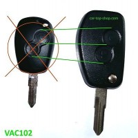 Renault Dacia conversation kit to flip key 2-buttons VAC102 blade