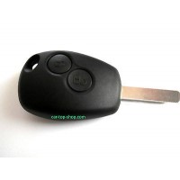 2-button key housing key blank HU2 for Renault Dacia 