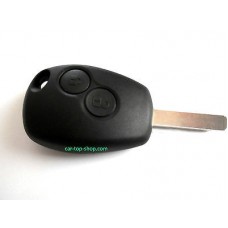 2-button key housing key blank HU2 for Renault Dacia 