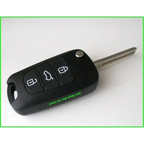 Betterher 2 stück Hyundai Schlüsselhülle,3-Tasten Autoschlüssel