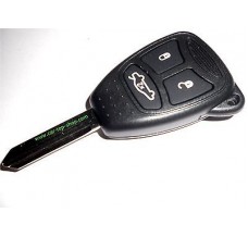 3-buttons key housing+key blank Jeep Chrysler Dodge type R