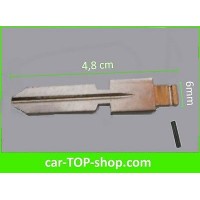 Key blade wide type W for Mercedes Benz flip key