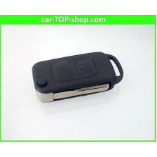 2-button flip key housing IR for Mercedes Benz