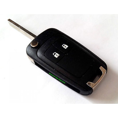 Kaufe 2-Tasten-Flip-Auto-Schlüsselanhänger-Gehäuse aus Kunststoff ohne Chip  für Vauxhall Opel Astra J Insignia Zafira Meriva