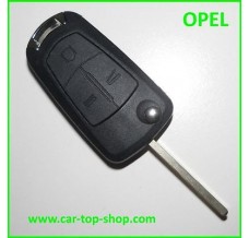 3-Tasten Klappschlüssel Gehäuse für Opel - Typ H
