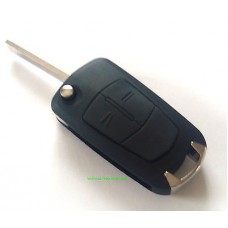 Opel 2-button flip key housing type H