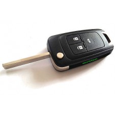 3-button flip key housing for Opel Typ J