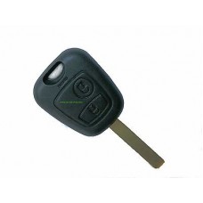 Key housing 2-buttons Peugeot with VA2 key blade