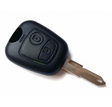 Schlüssel 2-Tasten Gehäuse Rohling NE73 für Peugeot