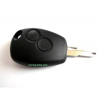 2-buttons key housing with key blank NE73 for Renault Dacia