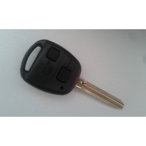 2 x Auto Schlüssel Gehäuse 2 Tasten für TOYOTA Aygo Avensis
