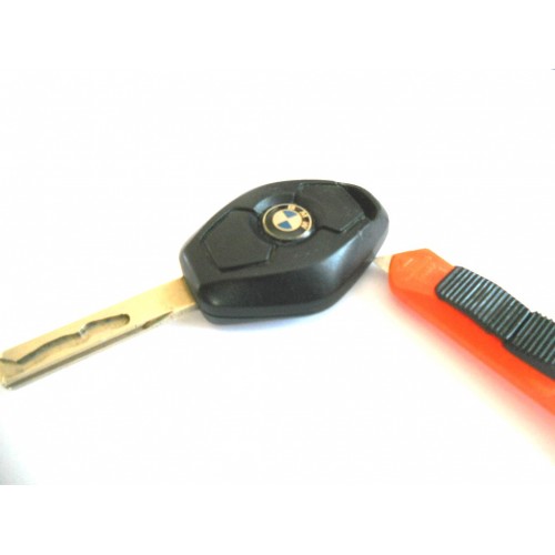 BMW Schlüssel Gehäuse 3-Tasten Rohnling HU92 Raute