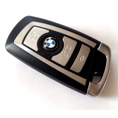 BMW F Smartkey 4-Tasten Schlüssel-Gehäuse silber