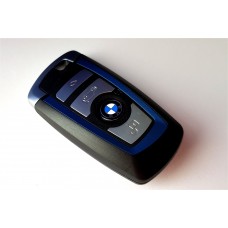 4-Tasten Schlüssel-Gehäuse für BMW F-Serie Smartkey BLAU