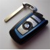 4-Tasten Schlüssel-Gehäuse für BMW F-Serie Smartkey BLAU