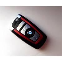 4-Tasten Schlüssel-Gehäuse für BMW F-Serie Smartkey ROT