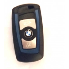 3-button key housing for BMW F series smart key BLUE