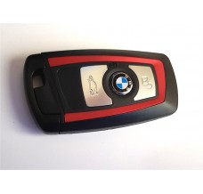 3-Tasten Schlüssel-Gehäuse für BMW F Smartkey rot