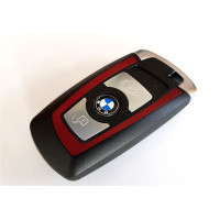 3-Tasten Schlüssel-Gehäuse für BMW F Smartkey rot