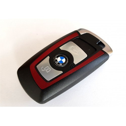 Smartkey Schlüssel Gehäuse BMW - 3 Tasten - Panik Knopf - Schwarz - After  Market Produkt