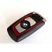 3-button key housing for BMW F series smart key red