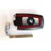 3-button key housing for BMW F series smart key red