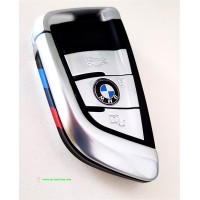 Smartkey key housing 3 buttons BMW B X5 F15 X6 F16 F48 G30 G11 M chrome/black