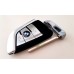 Smartkey Schlüssel-Gehäuse 3 Tasten für BMW G X5 F15 X6 F16 F48 G30 G11 M chrom/schwarz