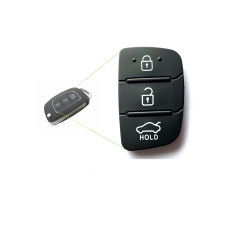 Rubber button Hyundai 3-buttons i40 i20 i30 ix35 ix20 2.Gen key pad