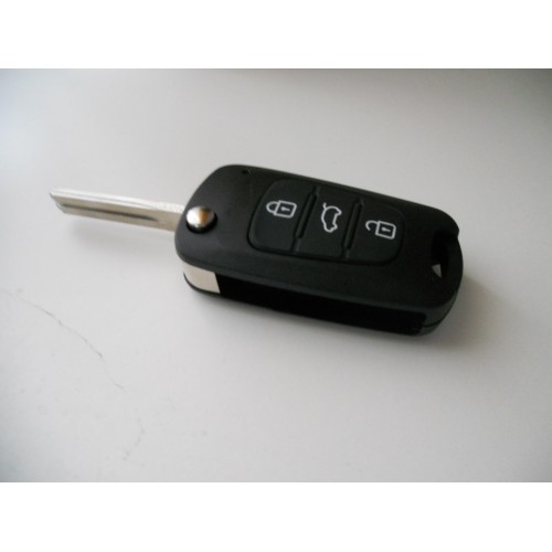 Klappschlüssel 3 Tasten Gehäuse passend für KIA Autoschlüssel CEE