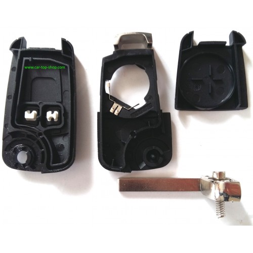 Schlüsselgehäuse 2 Tasten passend für Opel