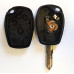 3-buttons key housing with key blank NE73 for Renault Dacia