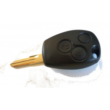 3-buttons key housing with key blank VAC102 Renault Dacia