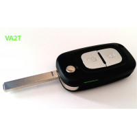 Flip key  Renault Dacia Nissan Mercedes case chrom VA2T