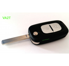Flip key  Renault Dacia Nissan Mercedes case chrom VA2T