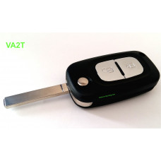 Flip key  Renault Dacia Nissan Mercedes case chrom VA2T