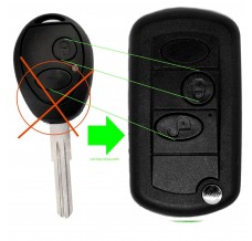 2-T UMBAUSATZ auf KLAPP-SCHLÜSSEL LAND-ROVER Typ 2 DISCOVERY DEFENDER MG 2-T UMBAUSATZ auf KLAPP-SCHLÜSSEL LAND-ROVER Typ 2 DISCOVERY DEFENDER MG