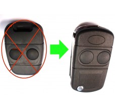 2-T UMBAUSATZ auf KLAPP-SCHLÜSSEL LAND-ROVER Typ 1 FREELANDER DISCOVERY DEFENDER MG 2-T UMBAUSATZ auf KLAPP-SCHLÜSSEL LAND-ROVER Typ 1 FREELANDER DISCOVERY DEFENDER MG