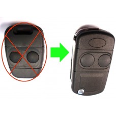 2-button flip key conversation set Land-Rover type 1 Freelander Discovery Defender MG