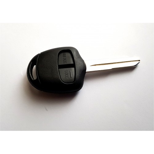 1x Auto Schlüssel Leergehäuse 2 Tasten für Mitsubishi Montero Outlander Pajero 