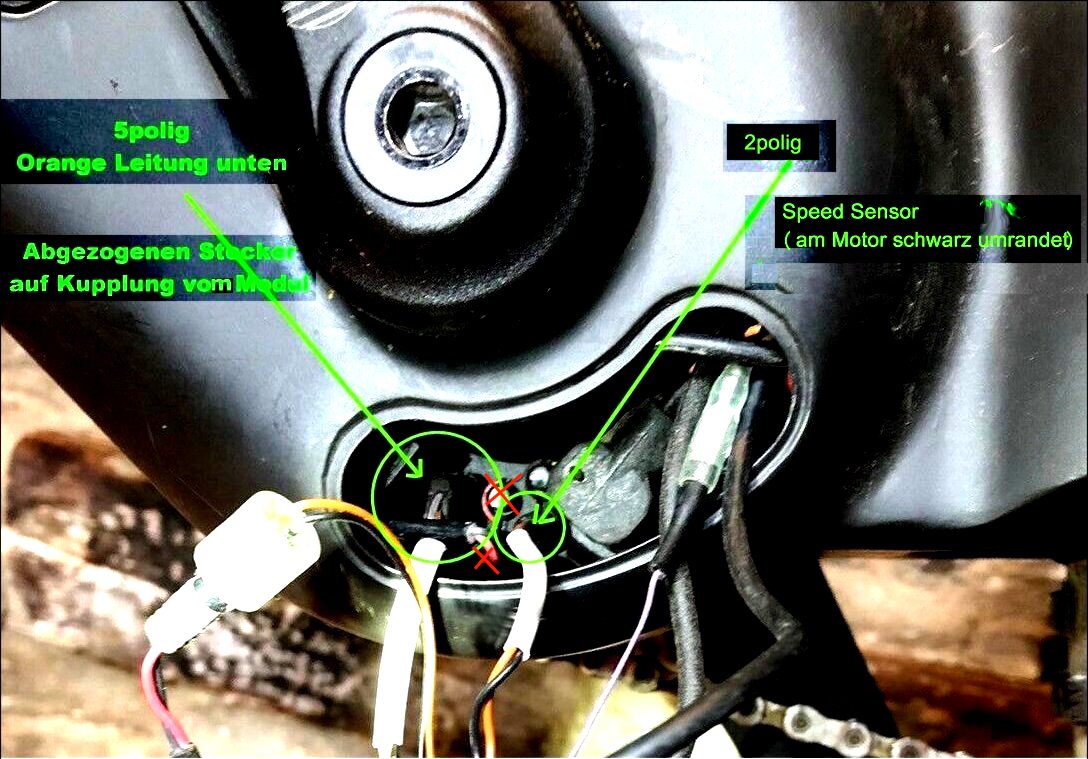 Rotwild R.X750 Brose Tuning Modul Anschluss