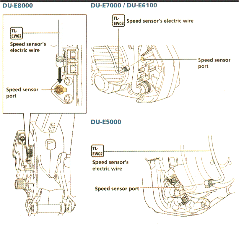 Position Sensor Shimano Steps E8000, E7000, E5000
